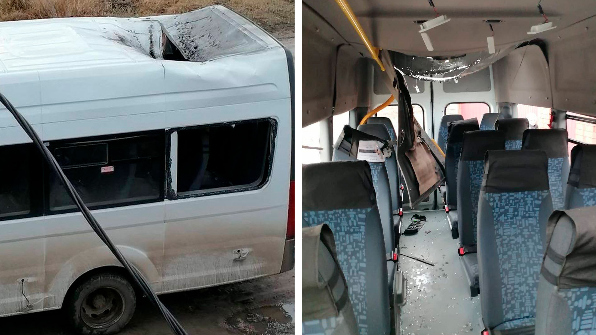 Дрон ВСУ ударил по пассажирскому автобусу под Белгородом