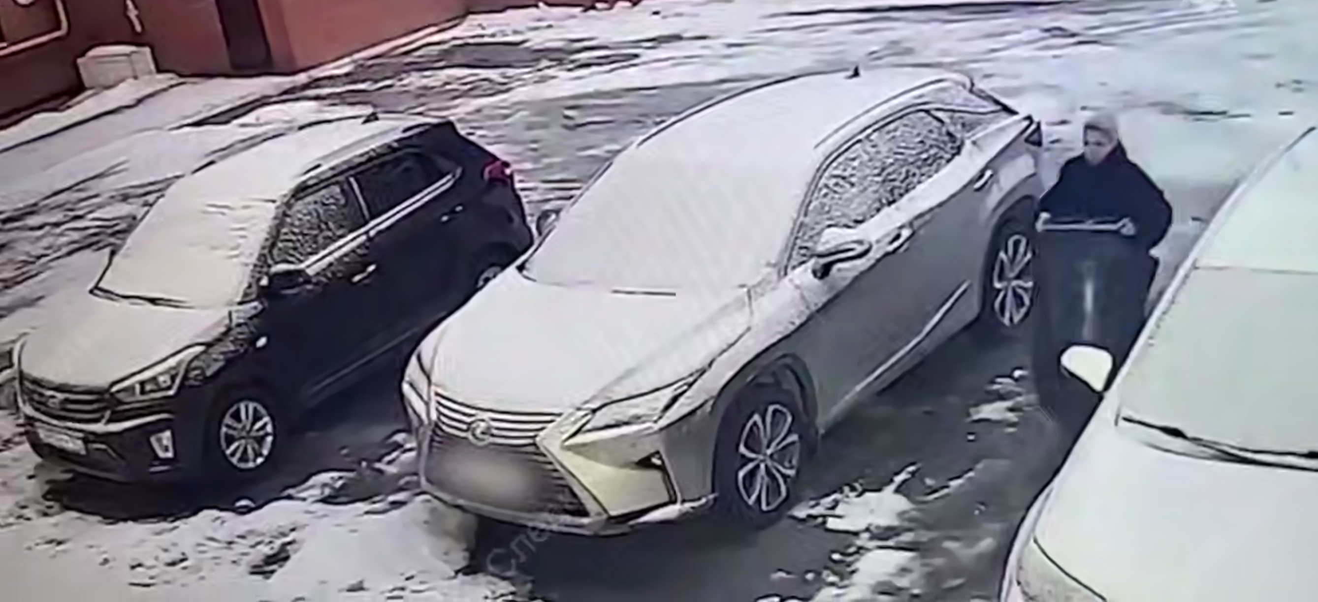 СК опубликовал кадры, где внучка экс-мэра Самары выносит тела бабушки и дедушки