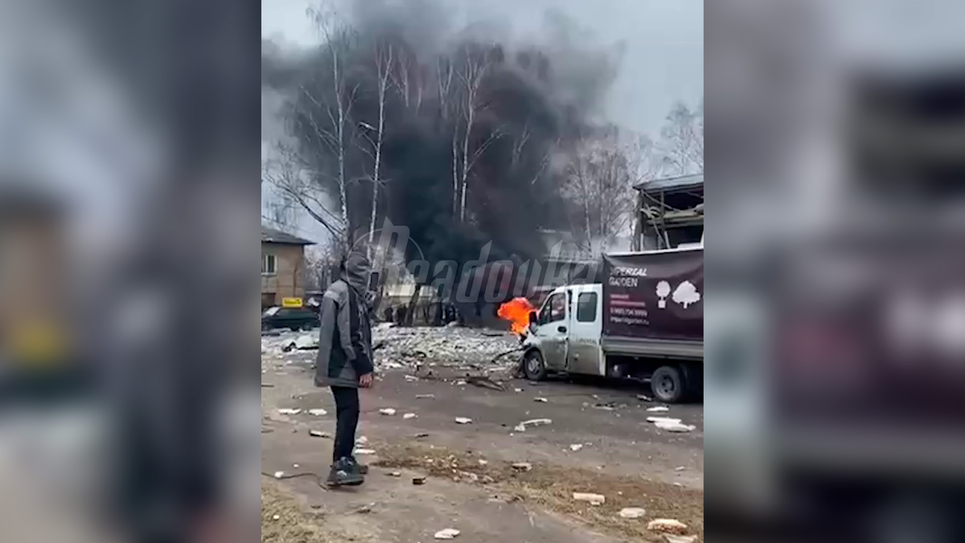 Под Тверью взорвалась «Газель» с газовыми баллонами