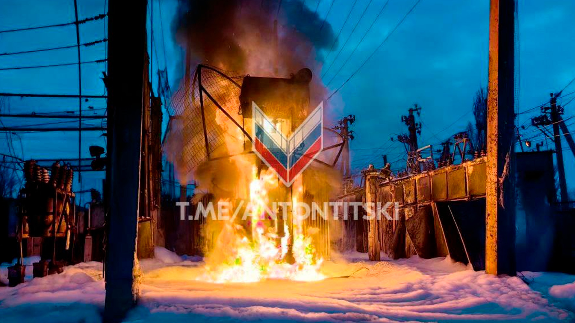 Киев атаковал электроподстанцию в Запорожье