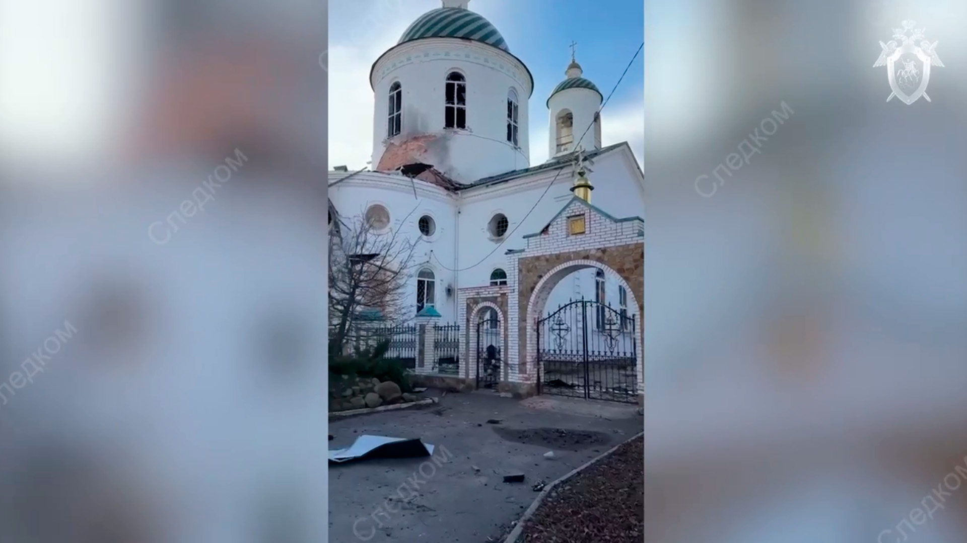 Украинские боевики обстреляли храм в Судже