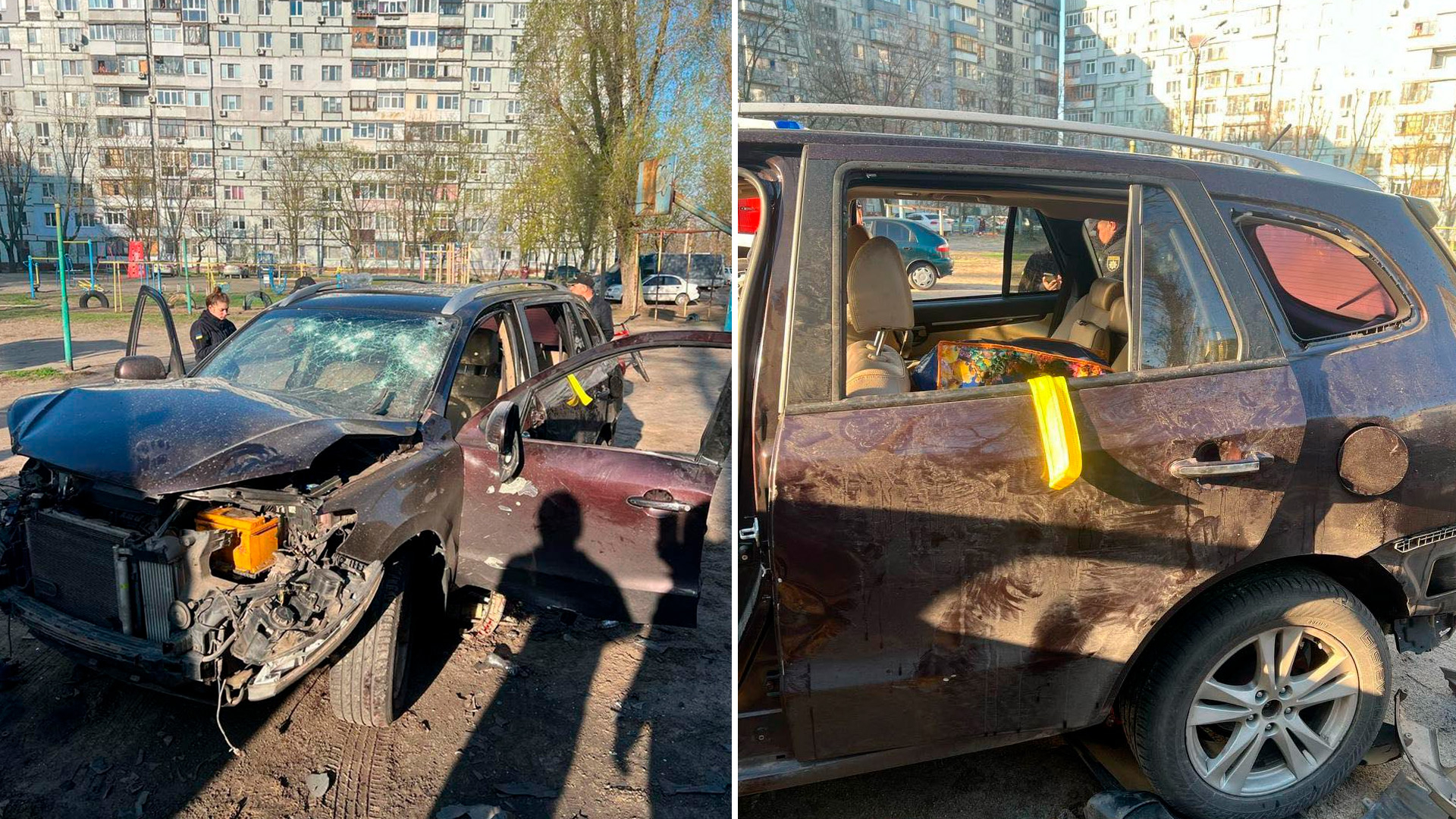 В Днепропетровске взорвалось авто чиновника