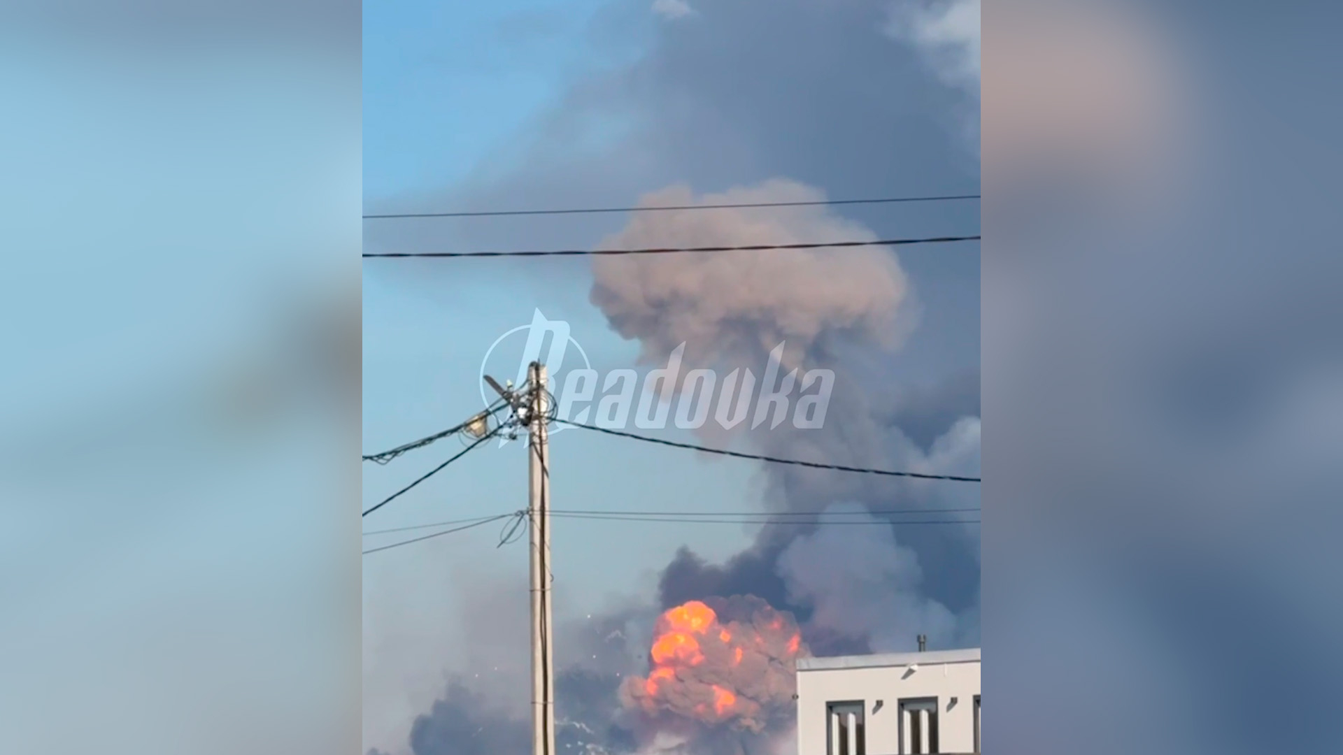 В МО назвали причину взрыва на территории воинской части под Владимиром