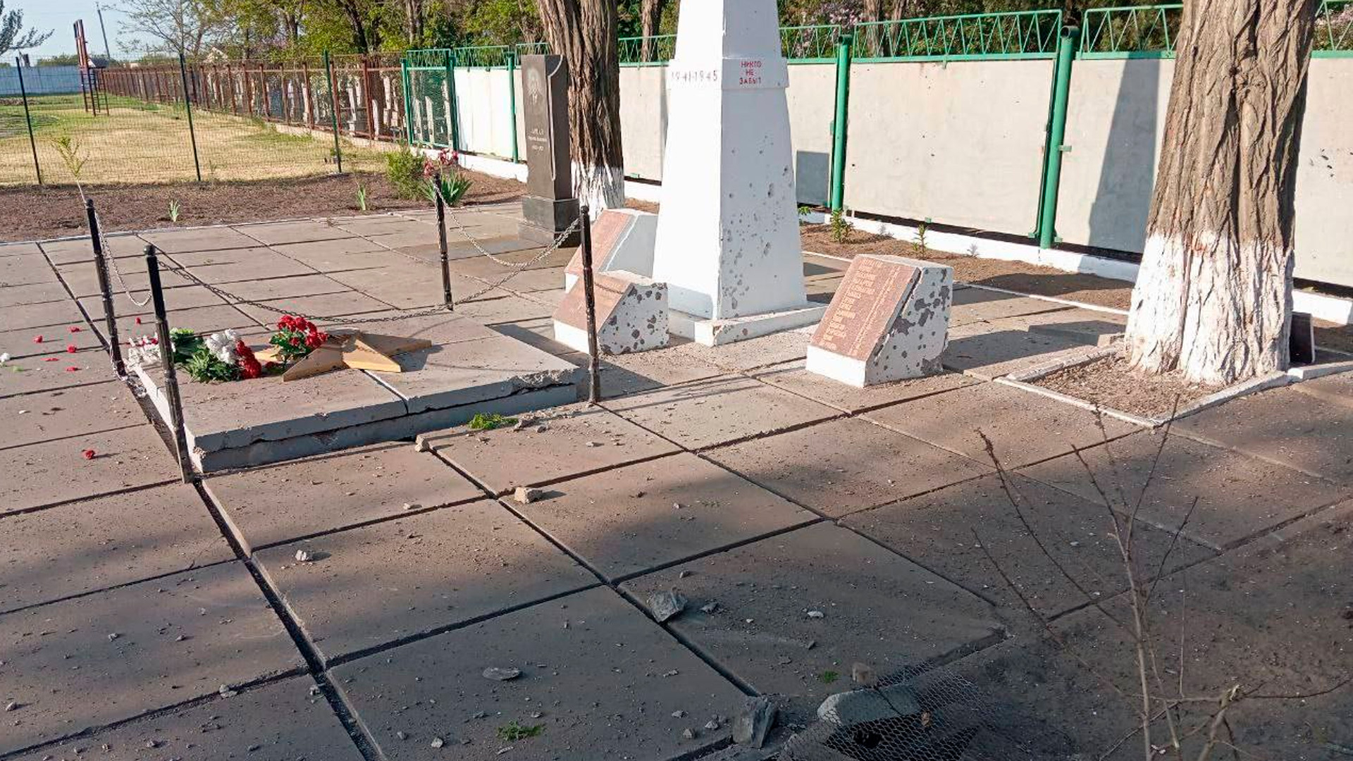 ВСУ нанесли удар по мемориалу павших героев ВОВ под Херсоном