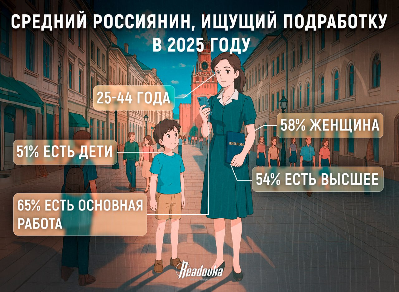 Больше половины россиян хоть раз искали подработку