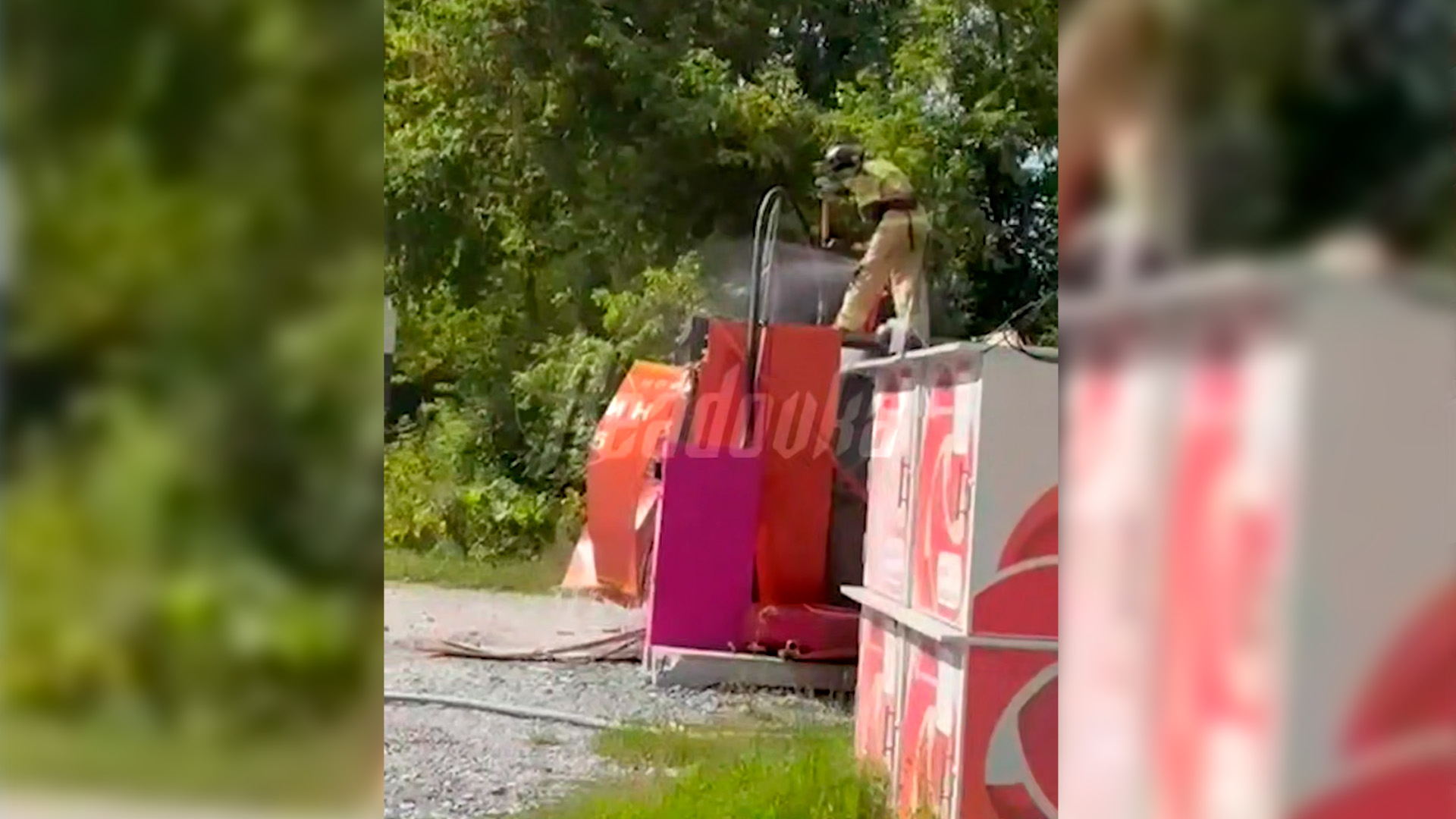 Взрыв прогремел на АЗС в Новосибирске