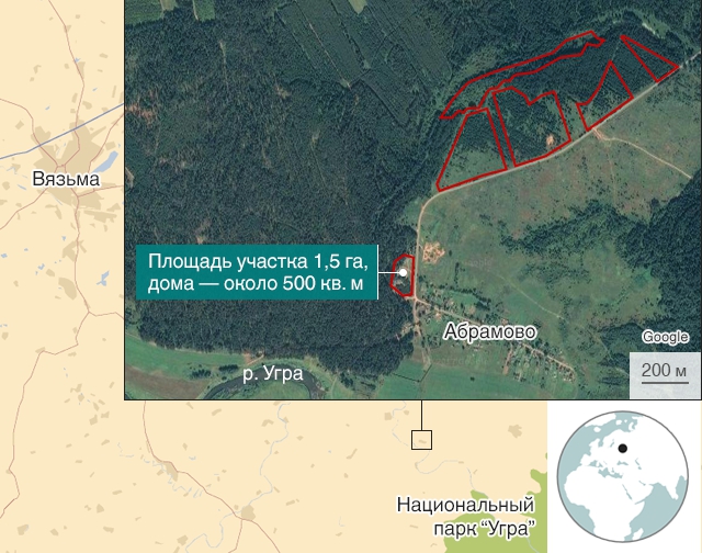 У экс-министра, обвиняемого в коррупции, нашли угодья в Смоленской области
