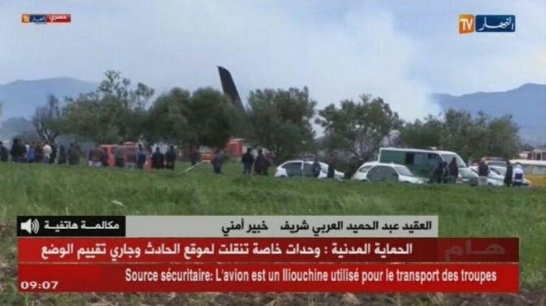 Военно-транспортный самолёт разбился в Алжире
