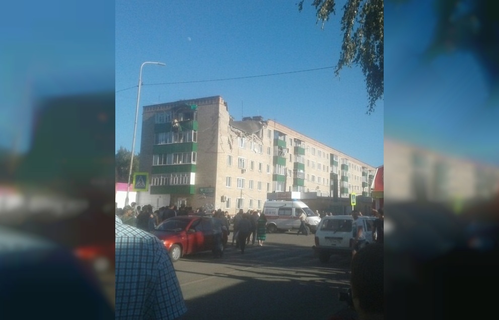 В Заинске обрушилась многоэтажка из-за хлопка газа