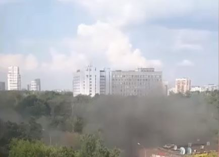 В Москве взорвался автосервис