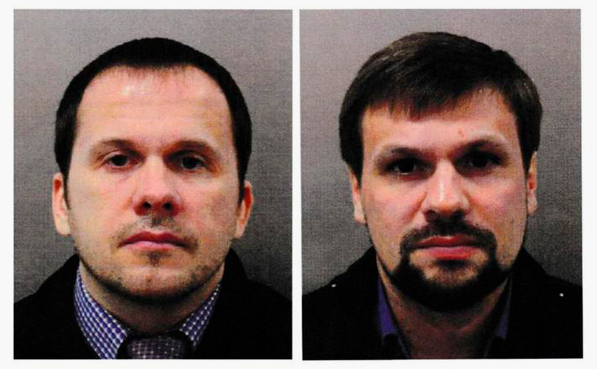 Скотленд-Ярд опубликовал фотографии подозреваемых в отравлении Скрипалей россиян