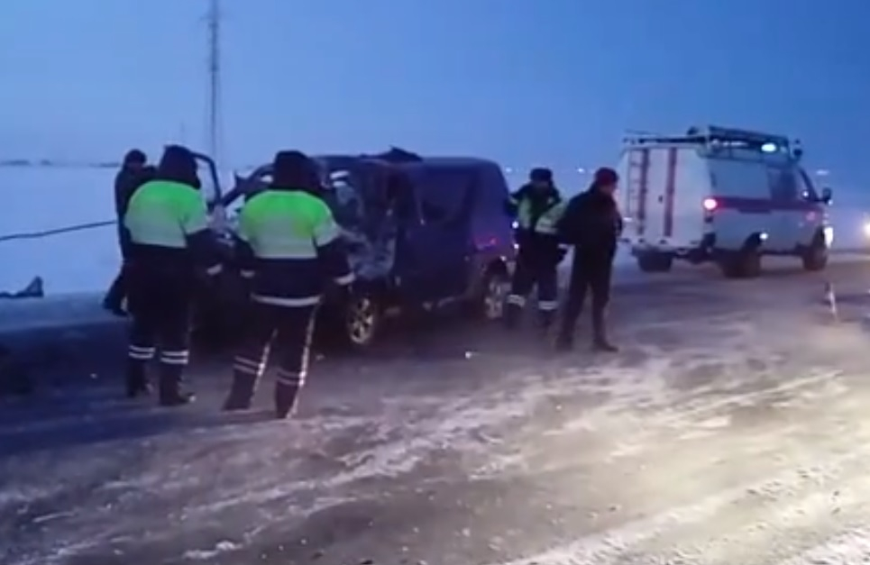 В Красноярском крае автобус с детьми на полном ходу влетел в