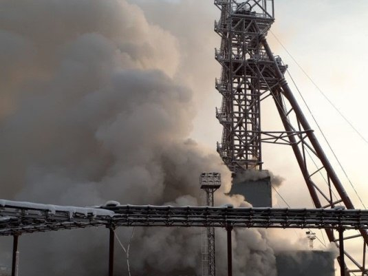 В шахте в Соликамске загорелась высоковольтная проводка
