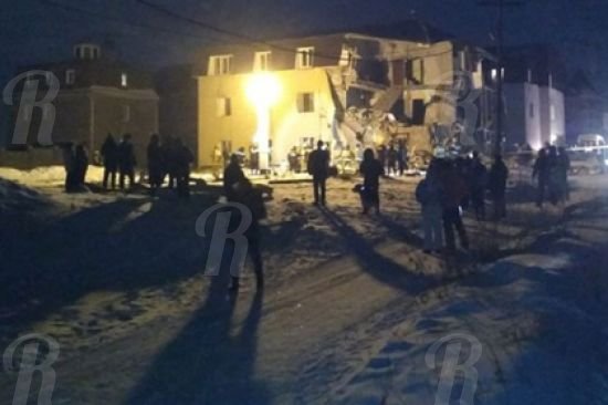 В Красноярске из-за взрыва газа обрушилась часть жилого дома