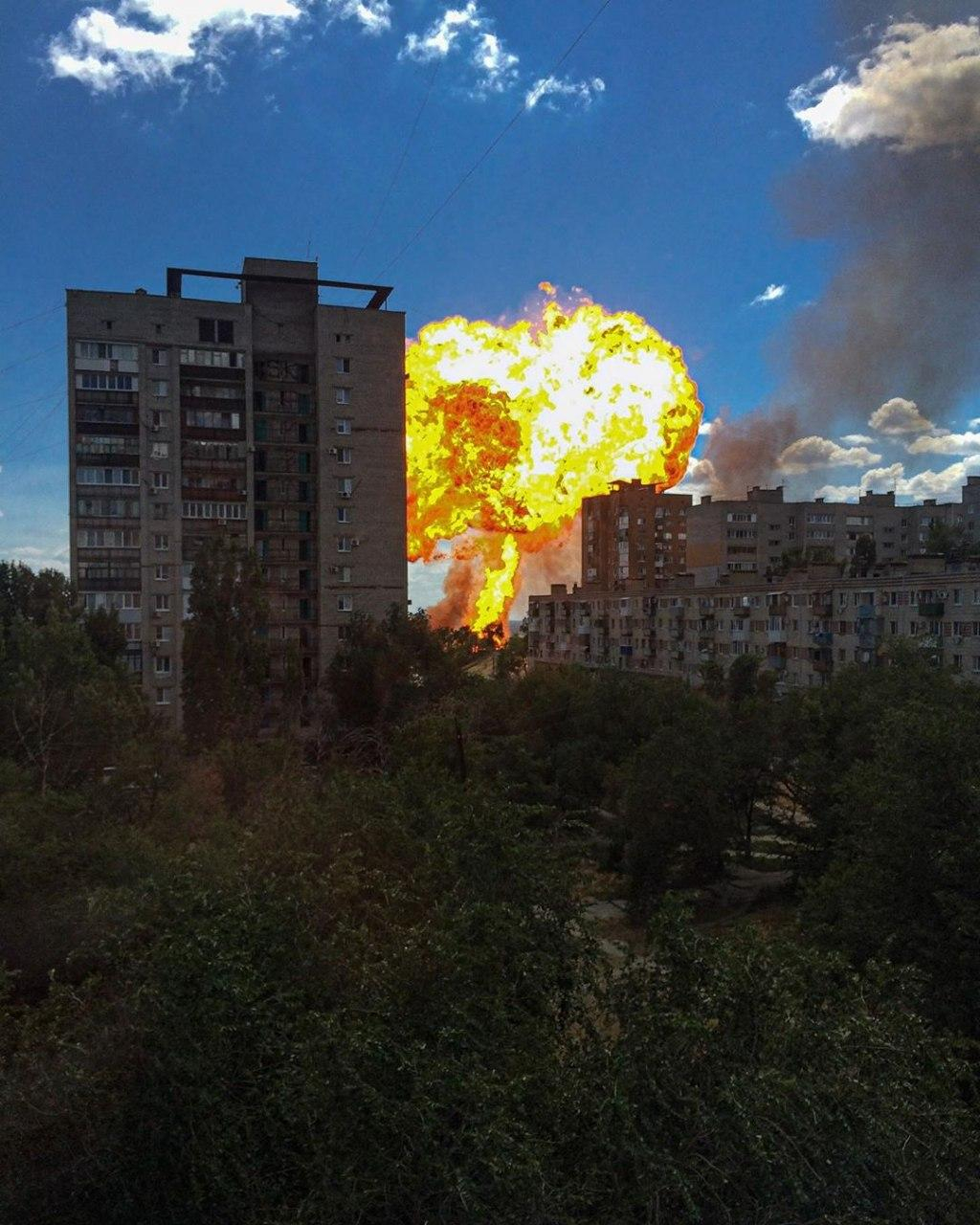 Видео: в Волгограде взорвалась АЗС «Газпрома»