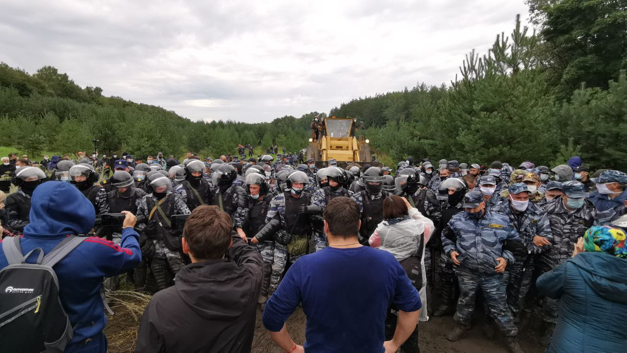 У Куштау под видом митинга разогнали протестующих против отдачи шихана под разработку БСК