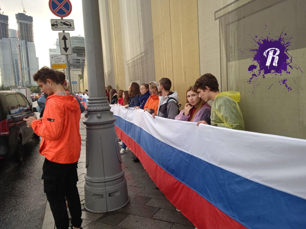 В Москве проходит акция в защиту памятника культуры, на месте которого готовится застройка