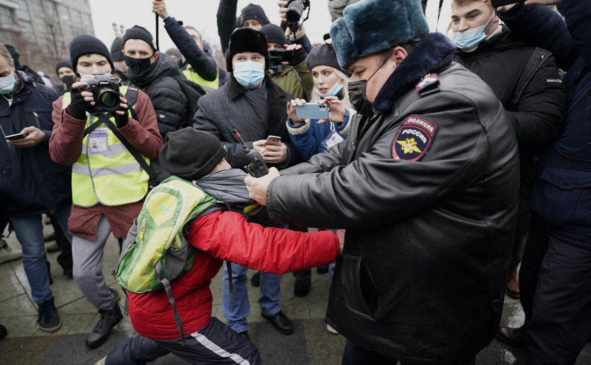 Во время протестов в Москве были задержаны 15 несовершеннолетних