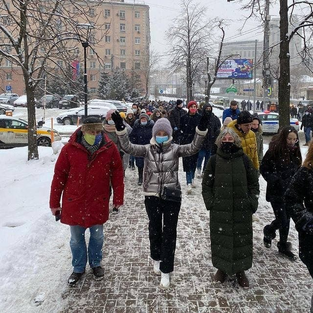 Юлия Навальная задержана в Москве