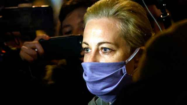 Юлию Навальную опять задержали на несанкционированном митинге в Москве