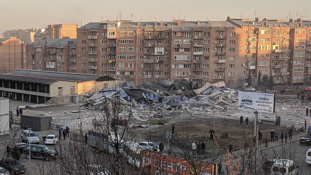 В Владикавказе взорвался супермаркет