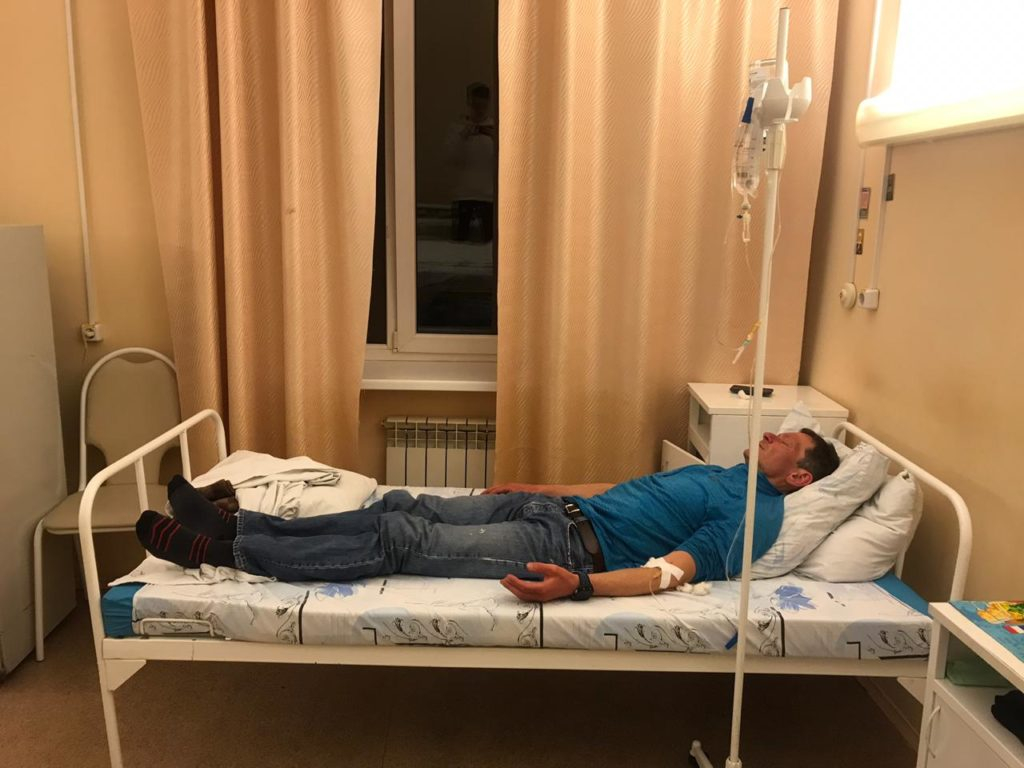Активист, объявивший голодовку после ареста, попал в реанимацию