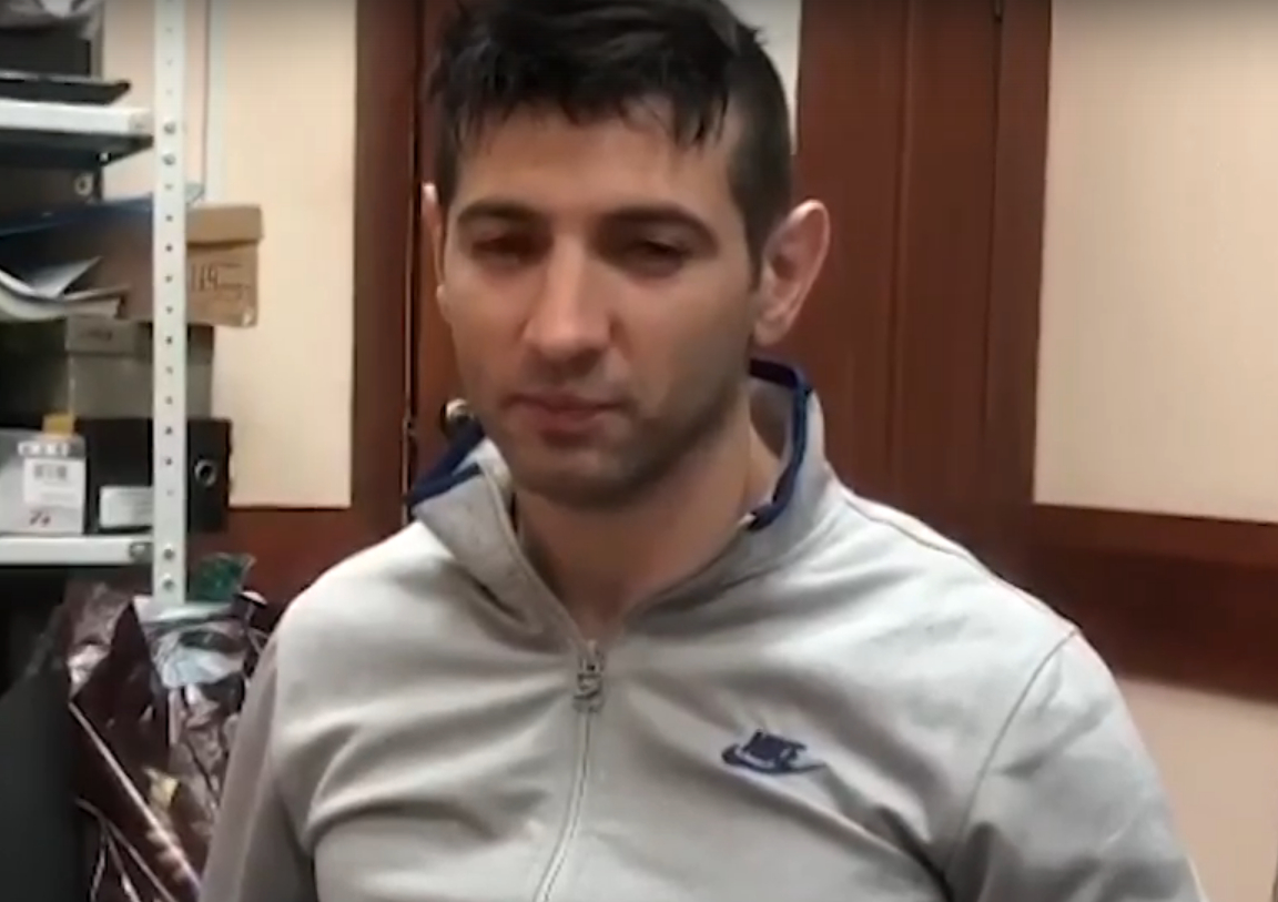 Опубликовано видео задержания вероятного убийцы вора в законе Алиика Рыжего