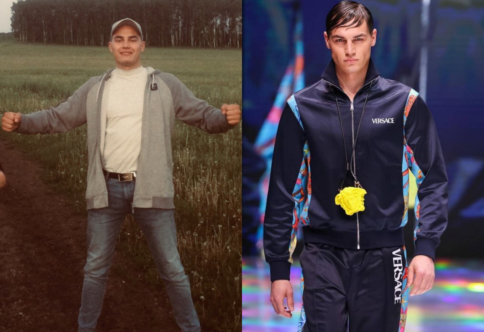 Парень с Урала уволился с завода и стал моделью Versace