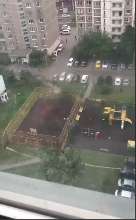 В Москве подрались вооруженные мужчины с нацистской символикой