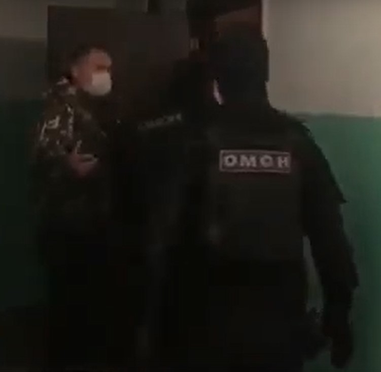 Видео задержания последователей Тесака