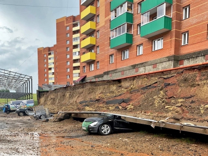 В Красноярске возбуждено уголовное дело о халатности после обрушения стены