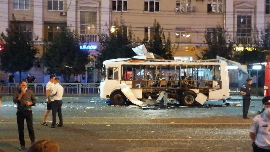 Число погибших в результате взрыва автобуса в Воронеже увеличилось до 2 человек