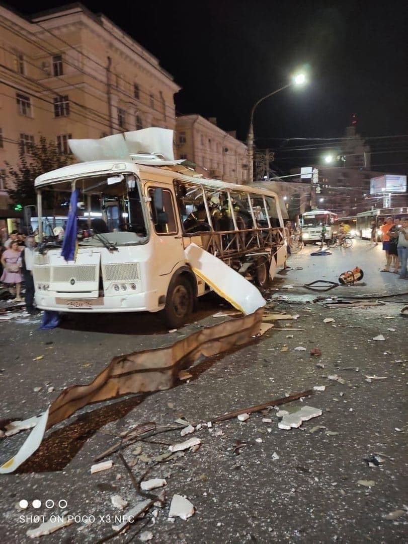 Количество пострадавших в результате взрыва автобуса в Воронеже увеличилось до 22 человек