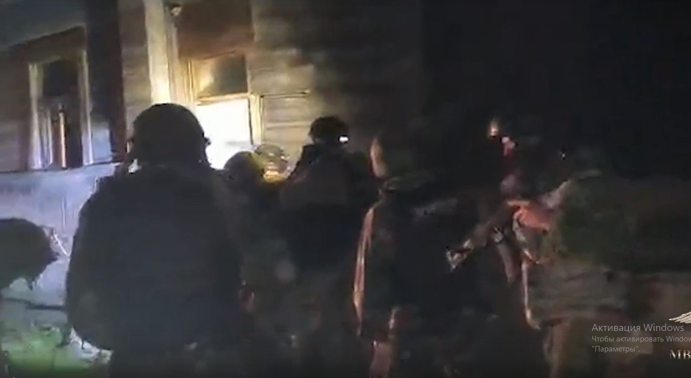 Видео задержания четвертого участника побега из ИВС в Истре