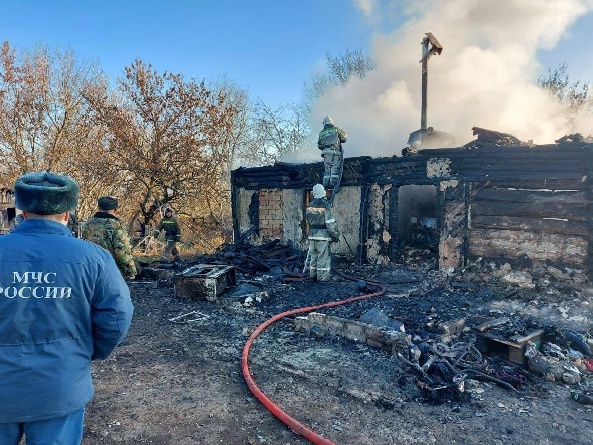 В Воронежской области в доме сгорели четверо детей и их мать