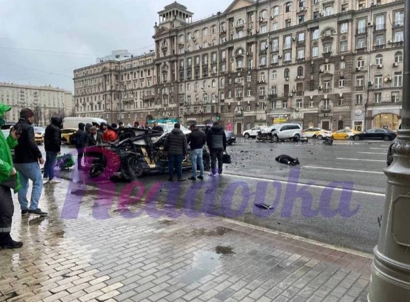 В центре столицы произошло крупное ДТП