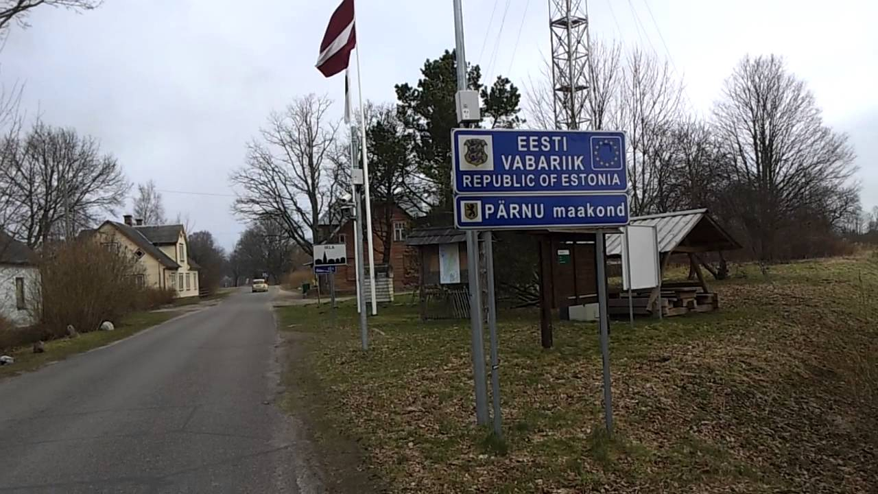 В Эстонии началась установка временных заграждений на границе с Россией