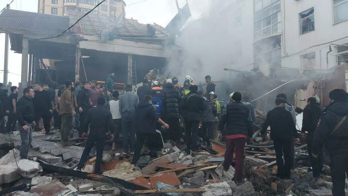 Стало известно об одном погибшем в результате взрыва в Махачкале