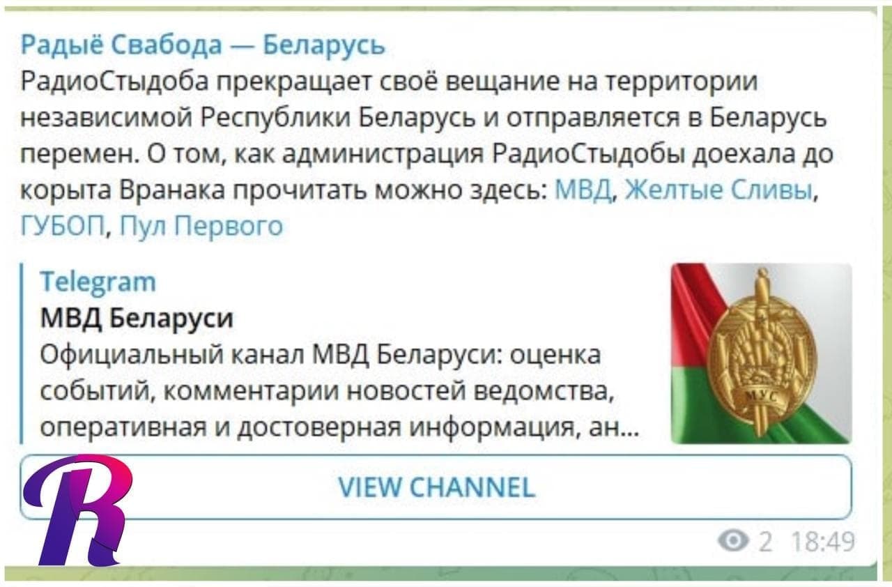 Соцсети и телеграм-канал «Радио Свобода» в Беларуси признали экстремистскими материалами
