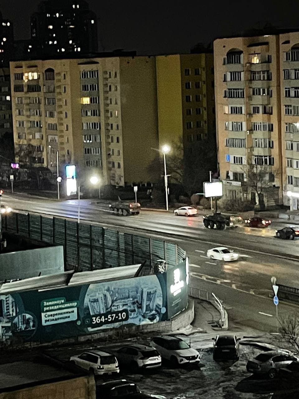 В Алматы вошла бронетехника