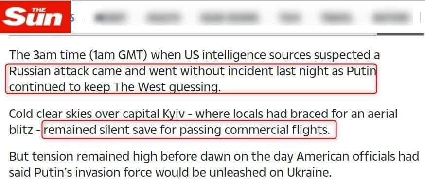 Британский таблоид The Sun «перенес» «вторжение» России в Украину
