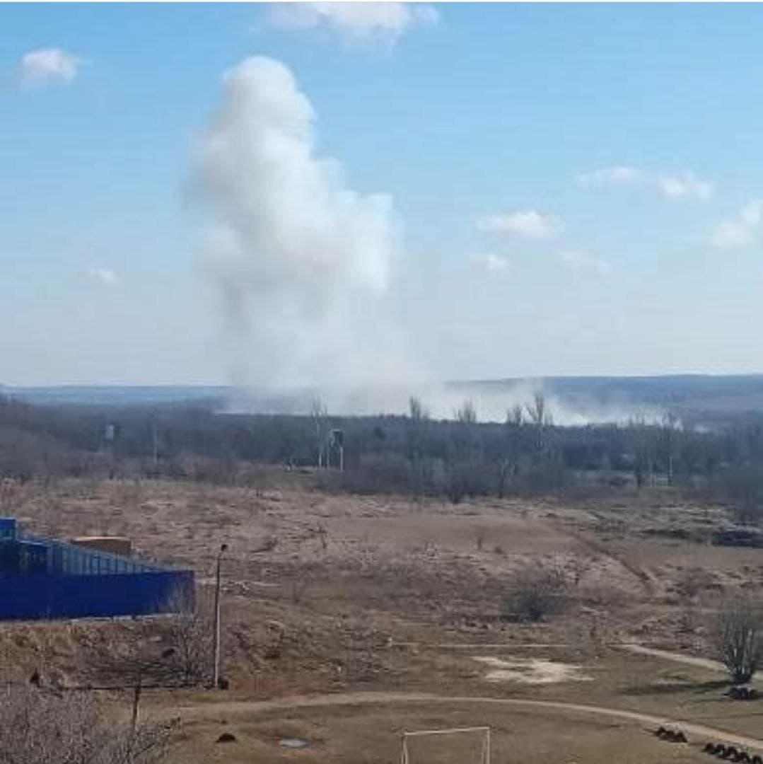 На окраине Донецка прогремел мощнейший взрыв