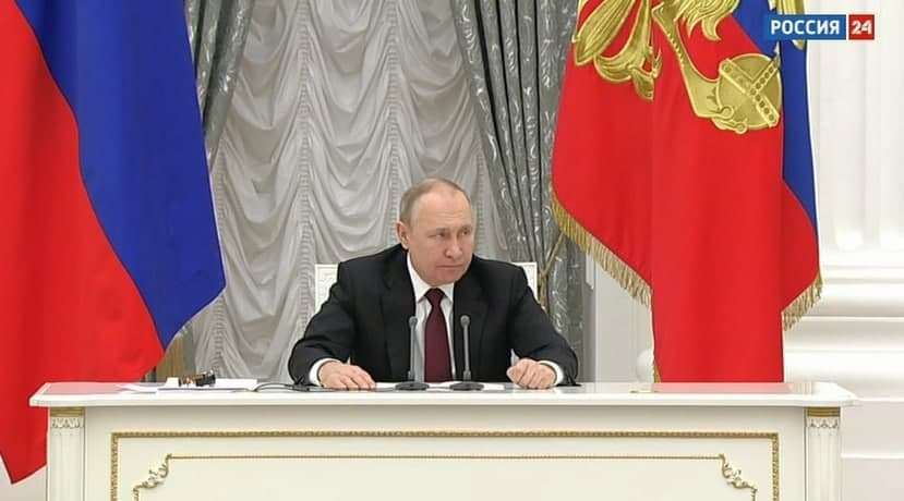 Заседание Совета Безопасности Российской Федерации с Путиным. Прямая трансляция