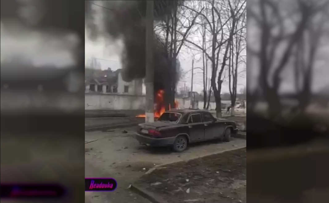 В Харькове истребитель сбросил бомбу на завод