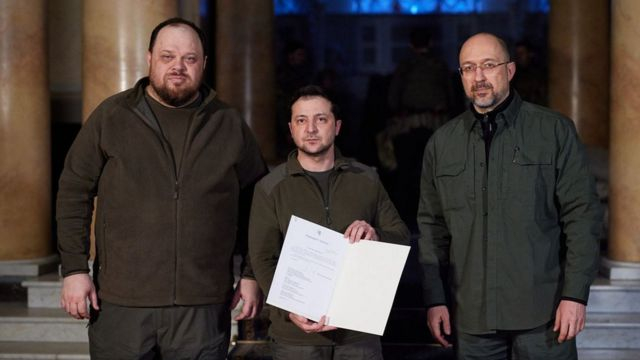 Зеленский выступил перед ЕС