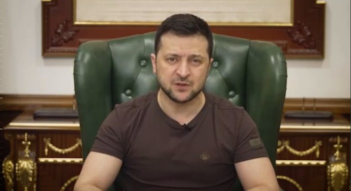 Зеленский записал новое видеообращение