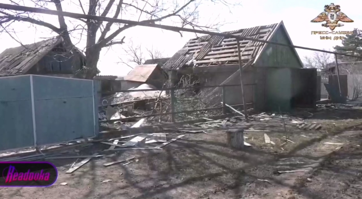 Украинские военные в поселке Березовое, отступая, уничтожили гражданскую инфраструктуру