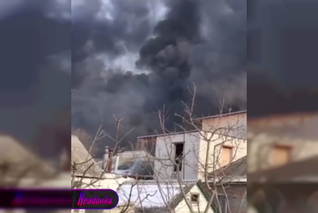 В Харькове произошел крупный пожар на рынке Барабашово