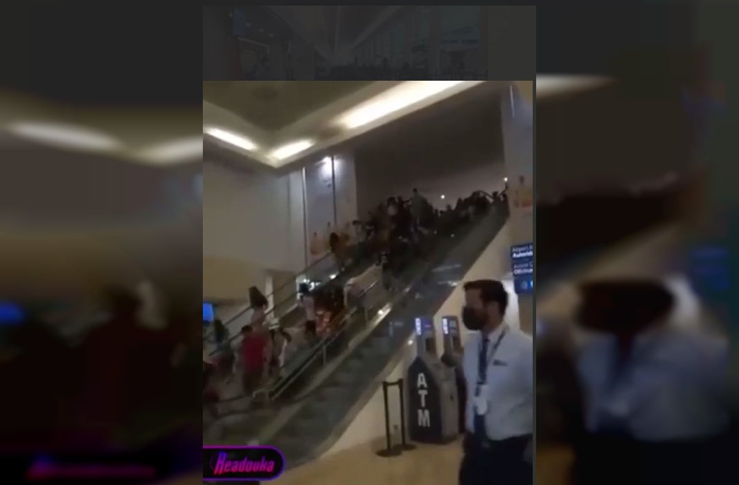 В мексиканском аэропорту Канкун произошла паника