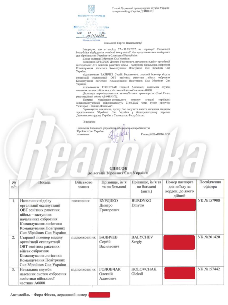 Украинские офицеры командования ПВО прибыли в Словакию для консультаций о передаче вооружения